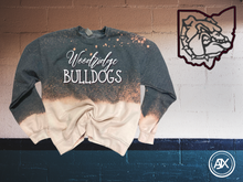 Load image into Gallery viewer, Bulldog Spirit Bleached Crewneck Sweatshirt
