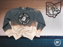 Load image into Gallery viewer, Bulldog Spirit Bleached Crewneck Sweatshirt
