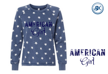 Load image into Gallery viewer, &quot;AMERICAN GIRL&quot; FLEECE CREW NECK
