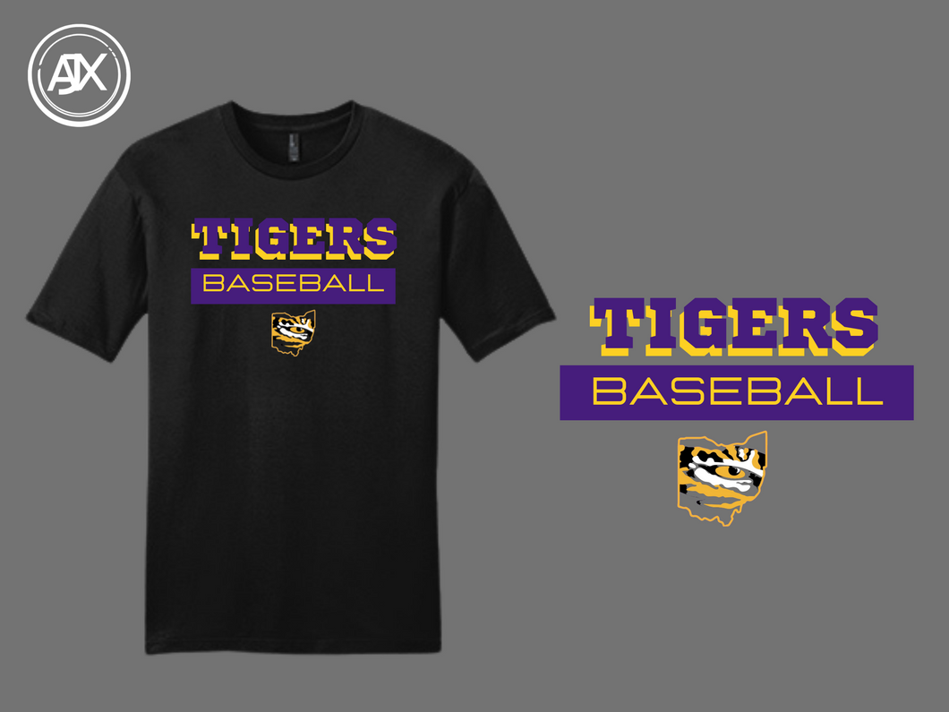 Youth Ohio Tigers Baseball Tee