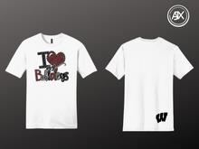 Load image into Gallery viewer, &quot;I Love My Bulldogs&quot; White Tee

