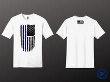 Load image into Gallery viewer, Blue Line Flag Tee
