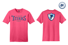 Load image into Gallery viewer, Pink Cares Flagler Cheer Logo Tee
