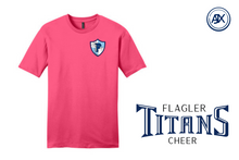 Load image into Gallery viewer, Pink Cares Flagler Cheer Logo Tee
