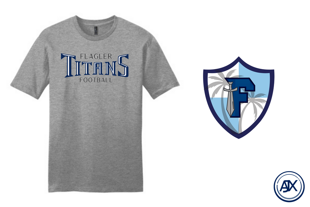 Youth Flagler Titans Football  Tee