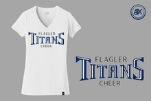 Load image into Gallery viewer, Woman&#39;s New Era Titans Cheer V-neck
