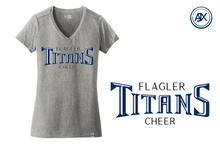 Load image into Gallery viewer, Woman&#39;s New Era Titans Cheer V-neck
