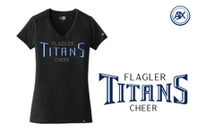 Load image into Gallery viewer, Woman&#39;s New Era Titans Cheer V-neck
