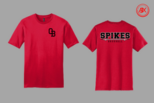 Load image into Gallery viewer, Spikes Double Logo Tee
