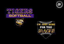 Load image into Gallery viewer, Youth Softball Snacks Hoodie
