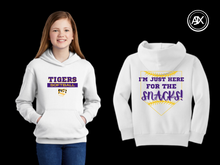 Load image into Gallery viewer, Youth Softball Snacks Hoodie

