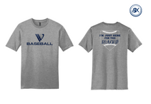 Load image into Gallery viewer, IVL Baseball &quot;Here for the Snacks Tee&quot;

