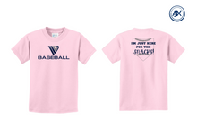 Load image into Gallery viewer, IVL Baseball &quot;Here for the Snacks Tee&quot;

