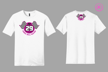 Load image into Gallery viewer, Youth Camie Bell Racing Double Logo Tee
