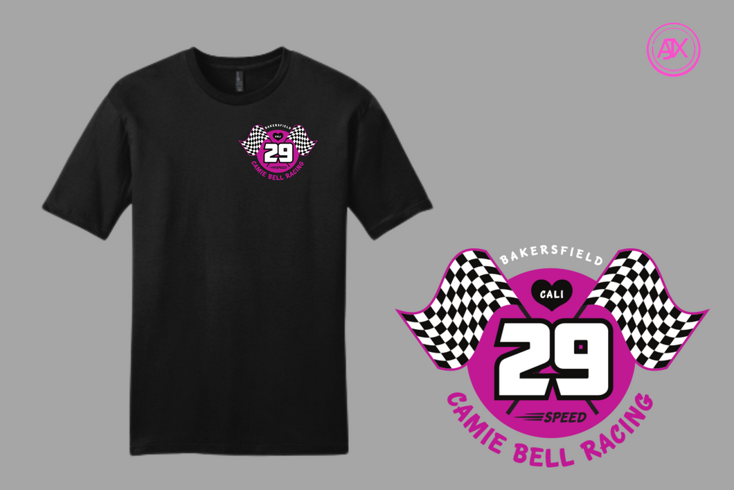 Youth Camie Bell Racing Single Logo Tee