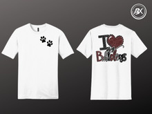 Load image into Gallery viewer, &quot;I Love My Bulldogs&quot; White Tee
