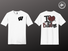 Load image into Gallery viewer, &quot;I Love My Bulldogs&quot; White Tee
