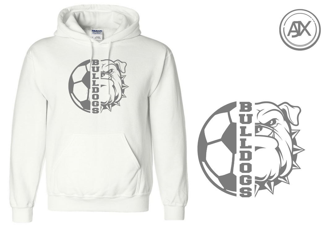 Soccer Bulldog Hoodie